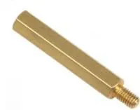 PCHSN-25, Стойка для п/плат,шестигр., латунь, М3, 25мм