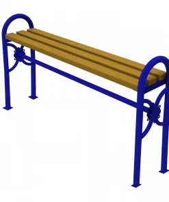 Лавка разборная декоративная (без спинки) 2 м вкапываемая, ЛВ-Д2/3Д