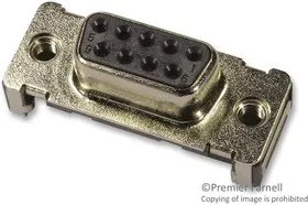 09 55 115 6612 741, Разъем D Sub, DB9, Standard, Гнездо, Серия D Sub, 9 контакт(-ов), DE, Пайка