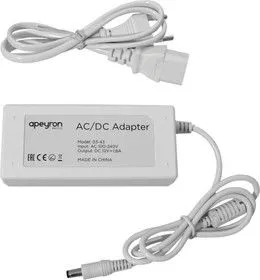 03-43, AC/DC LED, 12В,1.6A,20Вт,IP44 (штекер 5.5х2.5), блок питания для светодиодного освещения