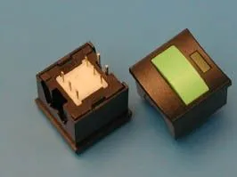 PSM2-1-E-B-E (зеленая), Кнопка с подсветкой ON-OFF