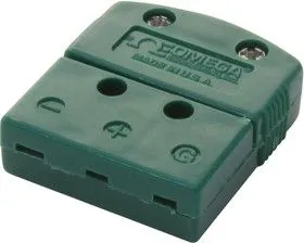 MTP-KI-F-ROHS, Thermocouple Connector, MTP Series, Three Prong, Flat Pin, Type K, Socket