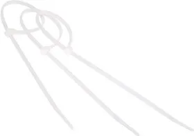 Хомут кабельный 2.5х200 нейл. бел. (уп.100шт) Rexant 07-0200-4