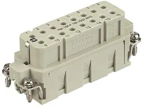 09200163111, Разъем для тяжелых условий, Han A Series, Insert, 32 Contacts, 32A, Гнездо