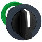 ZB5FD3, Selector Switch Front Element, Black Handle, Latching Function