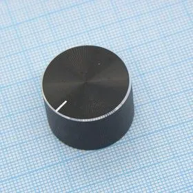 Ручка 25.5x17HRP2 чёрная, лыска, d=6mm