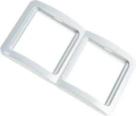 SV-54147-W, Рамка 2-х местная вертикальная, белая