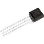 TMP36GT9Z, Датчик температуры -40…+125°C (±3°C) с выходом напряжения 750мВ при TA=25°C, питание 2.7...5В [TO92]