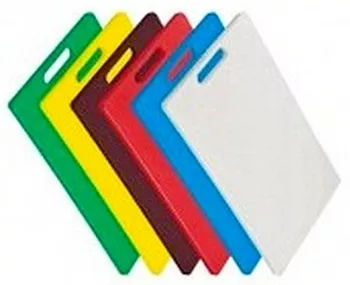 Комплект (6 шт.) цветных разделочных досок Paderno, 4254106