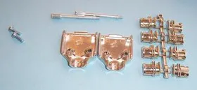 MHDTZK9-RA-HI-K, Корпус D Sub, отлитый под давлением, быстрая сборка, DE, 180, Корпус из Цинка