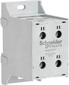 NSYEBCD25622, TB, POWER DISTRIBUTION, 4 POLE, 6AWG