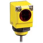 Q40SP6FF200Q, Diffuse Photoelectric Sensor, Block Sensor, 200 mm Detection Range