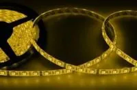 141-492, LED лента силикон, 10 мм, IP65, SMD 5050, 60 LED/m, 12 V, цвет свечения желтый