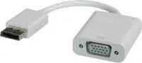 12.03.3135, Аудио адаптер, белого цвета, Штекер DisplayPort, Гнездо VGA