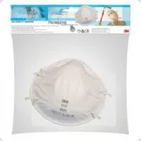 8101-1 (9101-1 Vflex), Полумаска фильтрующая, для защиты от аэрозолей 1шт. (респиратор)