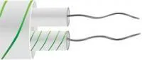 XF-1301-FAR, Thermocouple Extension Cable, Glass Fibre, Insulated, Type KX, 1/0.3 mm, Green, 200 m