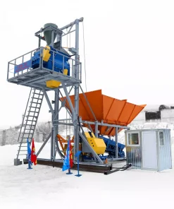 Мобильный бетонный завод, "Рифей-Бетон-Мобильный-30"