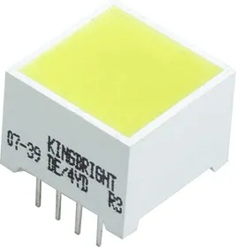 DE/4YD, Полоса световая желтая 15х15мм 31мКд