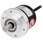 E58SC10-2500-3-T-24 DC12-24V Инкрементальный энкодер с зажимн. фл., диам. корпуса 58 мм, вал 10 мм, 2500 имп./об., выход Totem pole
