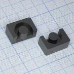 EP20 H10K core (T38), (пара), Сердечник ферритовый EP20 24х15,3х10,8мм комплект 2шт