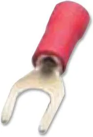 28-5983, TERMINAL, SPADE TONGUE, #8, 16AWG, RED