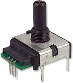 ECW1D-B24-BC0024L, Инкрементный поворотный энкодер, цифровой, серия ECW, 2 канала, 120об/мин, 24 положения, 24 импульса