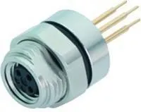 09-3462-80-06, Разъем Кабеля, 768/718 Series, M8, Female, 6 Positions, Гнездо на Печатную Плату