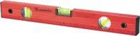 33229, Уровень алюминиевый, 1000 мм, 3 глазка, красный, линейка