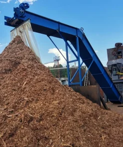 Скребковый конвейер Z-образный для щепы