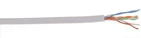 Кабель связи витая пара ШПД U/UTP 24AWG кат.5е 4х2х0.48мм PVC solid (305м) сер. (м) ITK BC1-C5E04-111 (за 1 м)