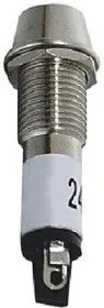 XD8-1-R-03VDC, Светодиод с держателем красный 8мм 3VDC