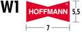 Шпонка «Ласточка Hoffmann», W1