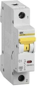 Выключатель автоматический модульный 1п C 16А 6кА ВА47-60M ИЭК MVA31-1-016-C
