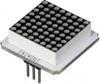 Troyka-Led Matrix, Монохромная LED матрица 8 8