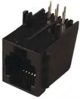 TJ6P6C (DS1133-01), Розетка 6P6C (RJ25) на плату угловая