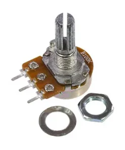 16K1 KC 1M, вал с насечкой L-20мм,1 MОм,0.125 Вт,200В