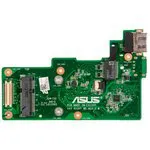 (69N0HZB10B02-01) плата расширения U43 RIGHT BD Rev:2.0 для ноутбука Asus U43JC, U43SD, U43SW, U43F (плата портов и контроллера LAN)