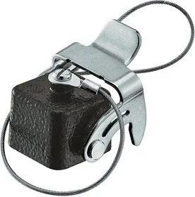 09370035402, Пылезащитная крышка, IP65, IP67, Защитная крышка с шнуром, Кожухами штекеров Harting Han серии 3A