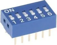SWD1-6 (ВДМ1-6), Переключатель DIP, 6 контактных групп (OBSOLETE)
