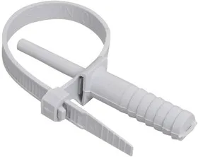 Хомут кабельный дюбельный ХД 7х150 полиамид сер. (уп.50шт) ИЭК UHH80-7-150-50-K41-F