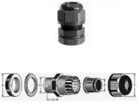 MG20A-14B, Ввод кабельный, черный