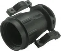 UTG18AC, Зажим круглого разъема, прямой с компенсатором натяжения, 18, 19 мм, Серия Trim Trio UTG