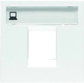 Накладка для 1-го суппорта/разъема типа 2017... и/или 2018... 2мод. Zenit бел. ABB 2CLA221810N1101