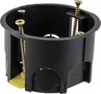 Коробка установочная КМП-020-011 для полых стен 68х45 полипропилен пласт. лапки IP30 черн. EKF plc-kmp-020-011