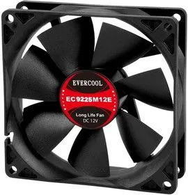 EC9225M12SP, Вентилятор 12В, подш. скольжения, 92х92х25мм, 2200 об/мин, кабель 3-- 4pin (PWM)