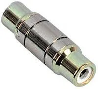 PS000107, Сквозной адаптер RCA, Гнездо RCA / Phono, Гнездо RCA / Phono