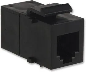 555051-1, Адаптер в линию, RJ45, RJ45, Переходник, Встраиваемый в Линию, Гнездо, 8 вывод(-ов)