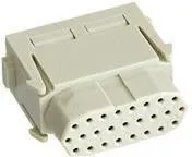 09 14 025 3101, Разъем для тяжелых условий, гнездовой модуль, меньше контактов, Серия Han-Modular, Module