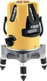 35070, Лазерный уровень LX3, 10м, 0,3мм/1м, 635нм, 4 верт. 1 гор., резьба 5/8