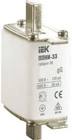 Вставка плавкая ППНИ-33 160А габарит 00 ИЭК DPP10-160